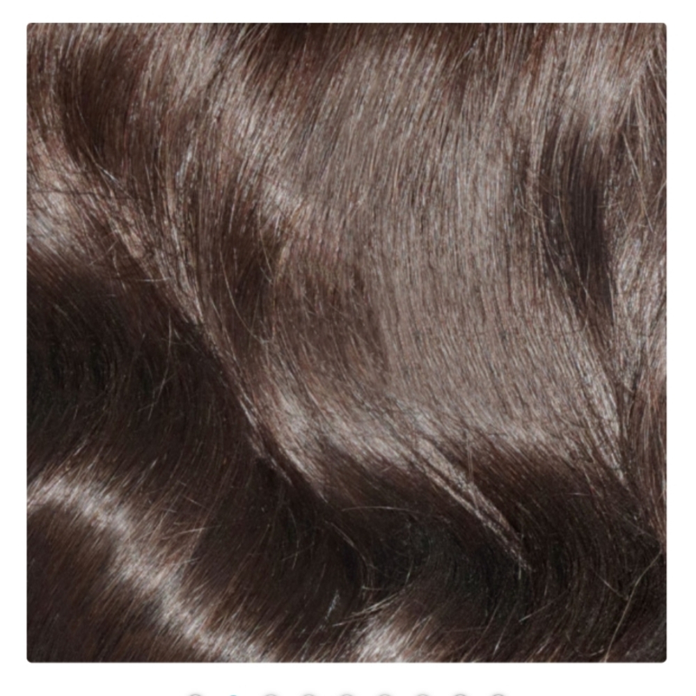 12" Zala Dark Choc Brown #2 Clip in Hair Extensions 16 inch 100% Human Remy